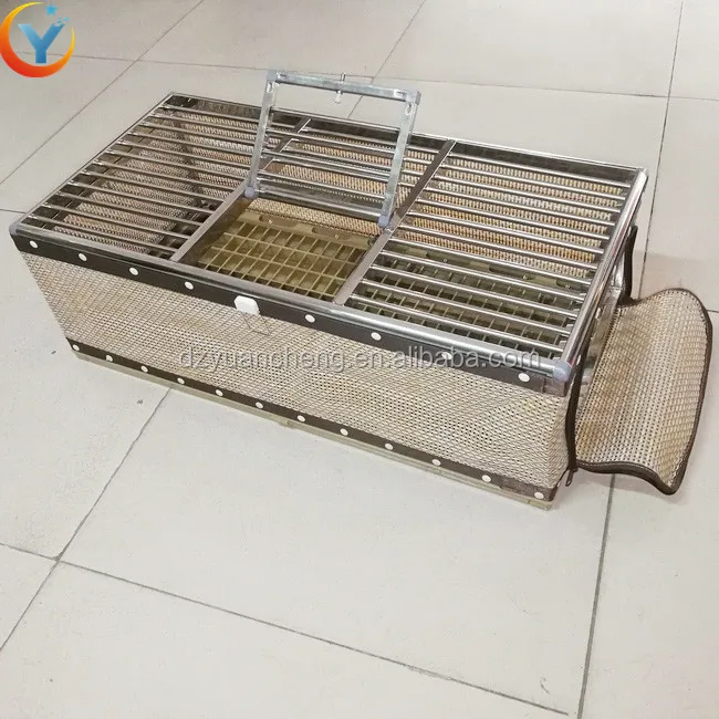 Plastic Chicken Duck Quail Birds Pigeon Transport Cages for Live Poultry