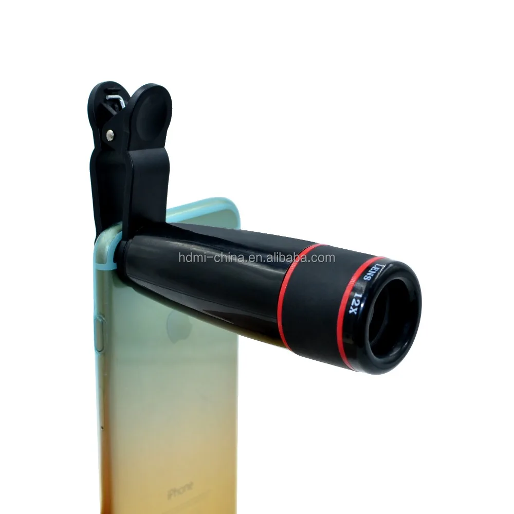 
Cell Phone Lenses 12x Optical Zoom Telescope Lens For Mobile Phone 