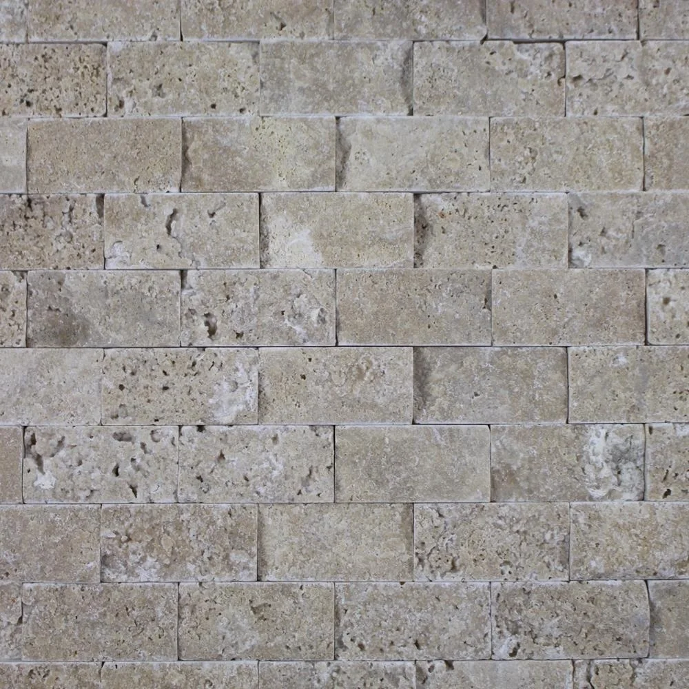 
Decorstone24 Cheap Price Turkish Travertine Marble Wall Siding Cladding Mosaic Tile With Split Finish 