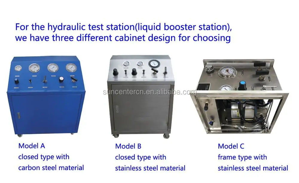 Suncenter 2000 bar pressure water/hydro/hydraulic/hydrostatic test equipment