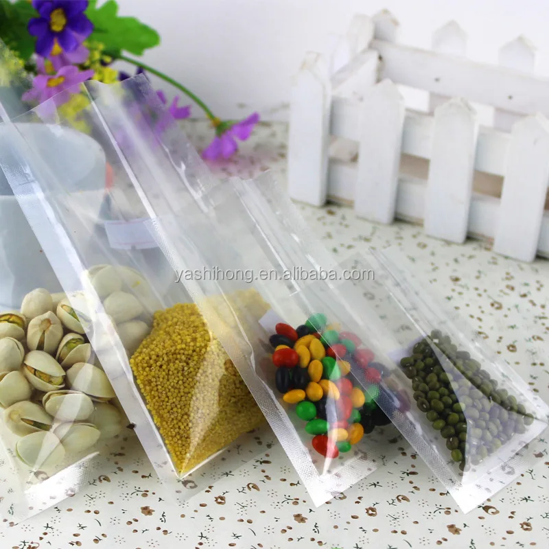 
heat Vacuum seal Plastic Bags food nylon vacuum Bag Transparent Food Packaging 