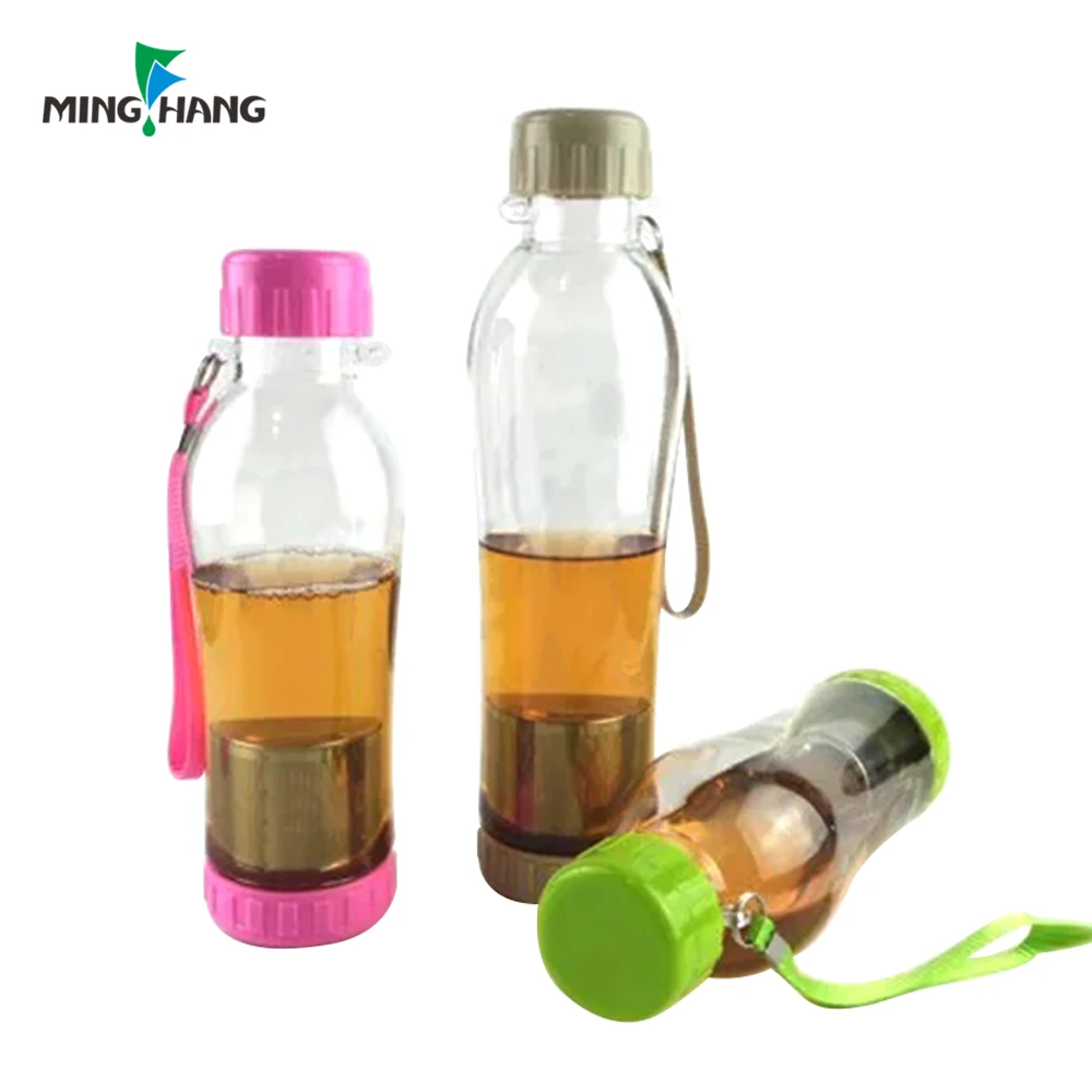 wholesale best protein filter personalized water flask high borosilicate glass drinking shaker bottle