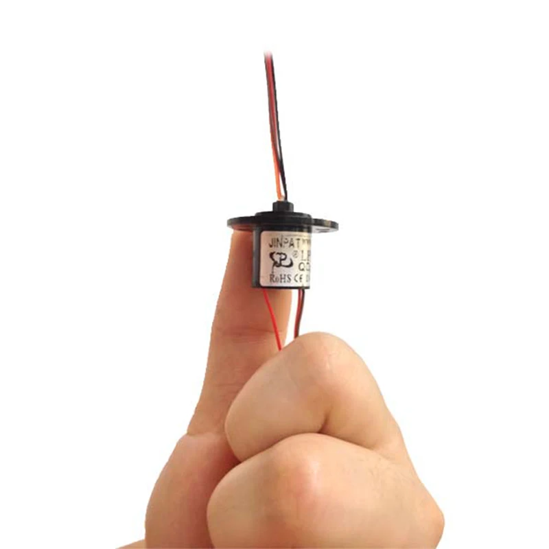 Маленькое скользящее кольцо 2A на провод золотисто-золотые контакты прецизионные вращающиеся детали, для стабилизатора высокой четкости