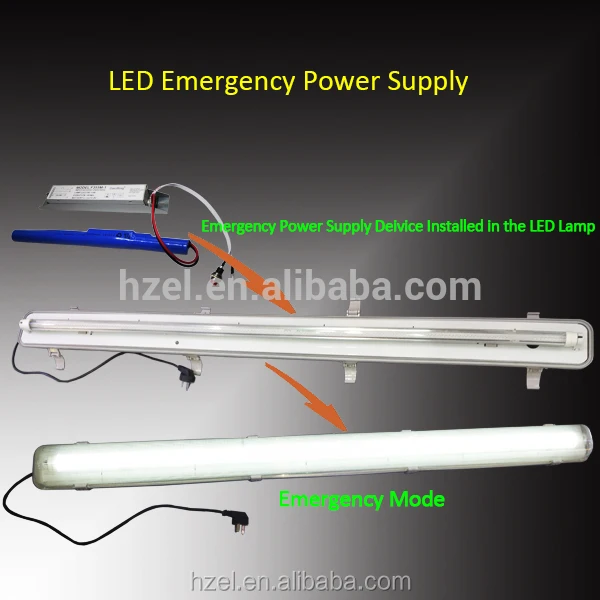 Emergency Power Battery Pack/Conversion Kit For LED Lighting Tube