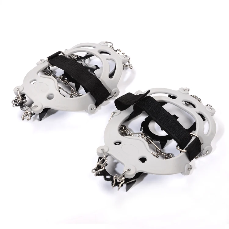 
2018 Best sale different colors anti slip climbing cleats selica gel manganese steel crips crampons 