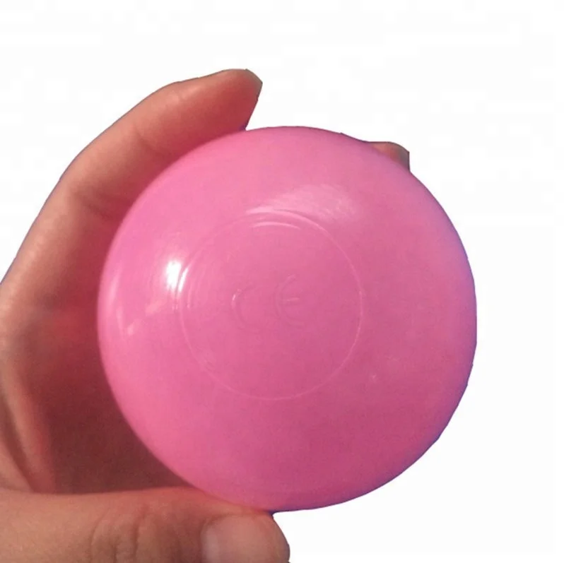 6cm 7cm 8cm celar soft plastic hollow balls for kids toy