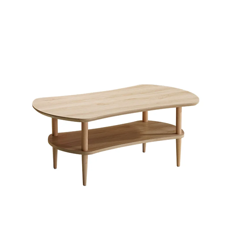 Кофейный столик МДФ деревянного цвета