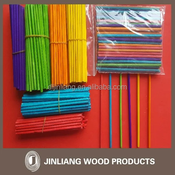 Disposable color wooden craft stick