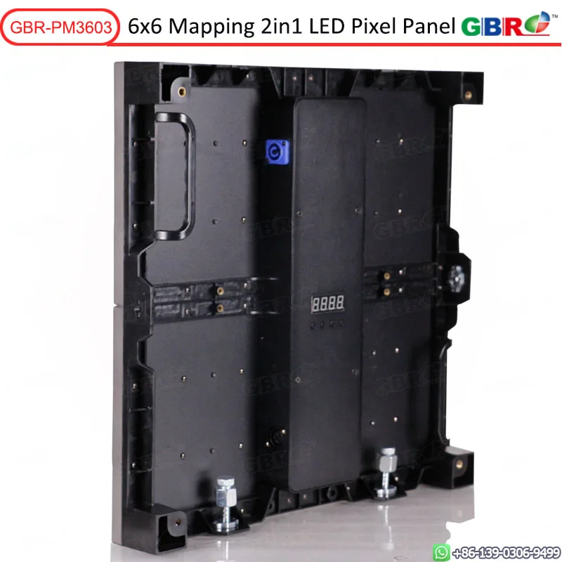 GBR-PM3603 6x6 Mapping 2in1 LED Matrix Pixel Panel Light