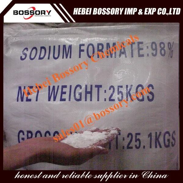 98% натрия формиат NaO2 для дубления кожи