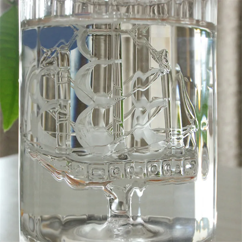 Уникальная резная керамическая бутылка для вина, ликера, стеклянная бутылка 23 унции