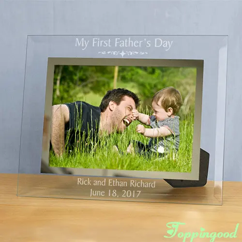 My First Day Of School Glass Photo Frame For Family Table Decoration