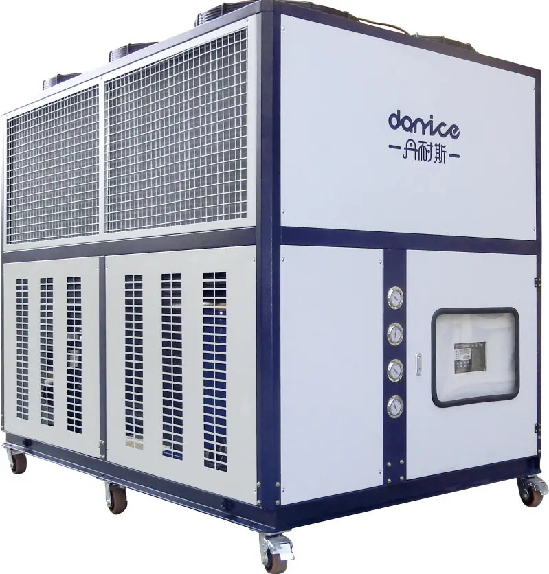 
CE Approved 2P Stainless Steel Industrial Chiller Air Cooling System Chiller For Food & Beverage Machine 
