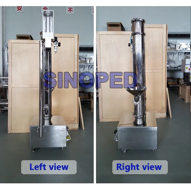 600000pcs/h capsule deduster powder upright type polishing machine