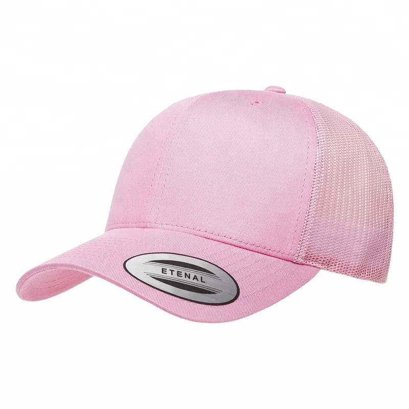 Custom trucker mesh cap 6 panel mesh blank trucker cap