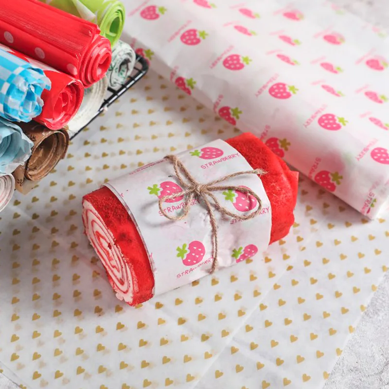 
Printable waterproof candy wax paper chocolate wrapping for baking 