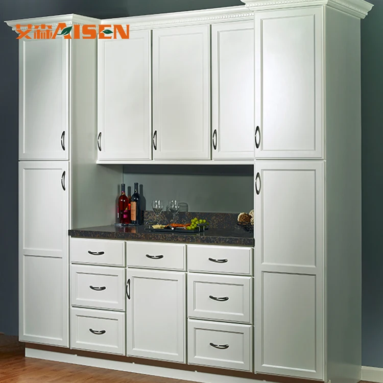 2020 latest construction project kitchen cuisine complete solid wood kitchen cabinet