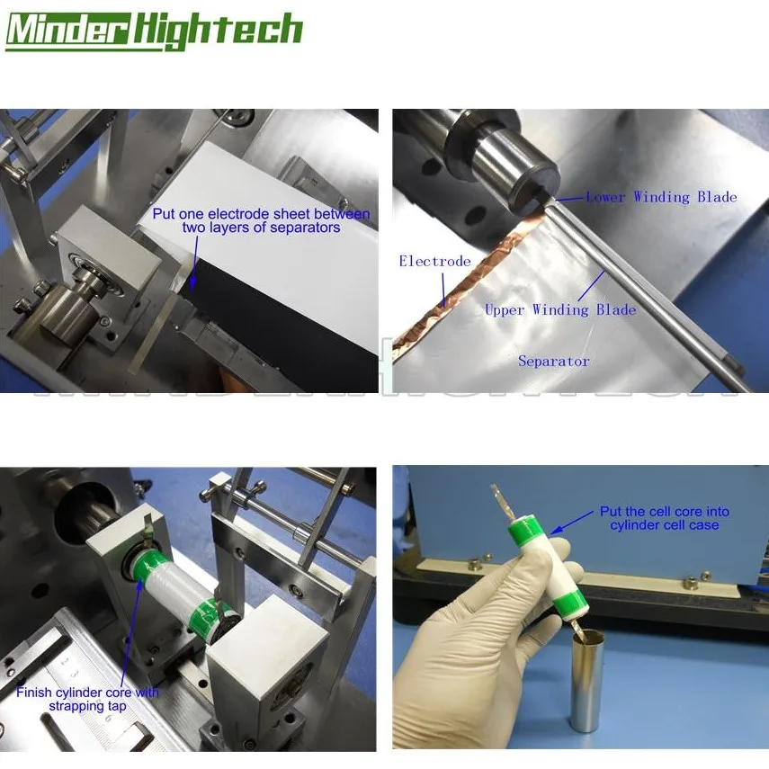 
Semi-Auto Small Coil Winding Machine For Li Ion Battery Electrode And Separator Film 