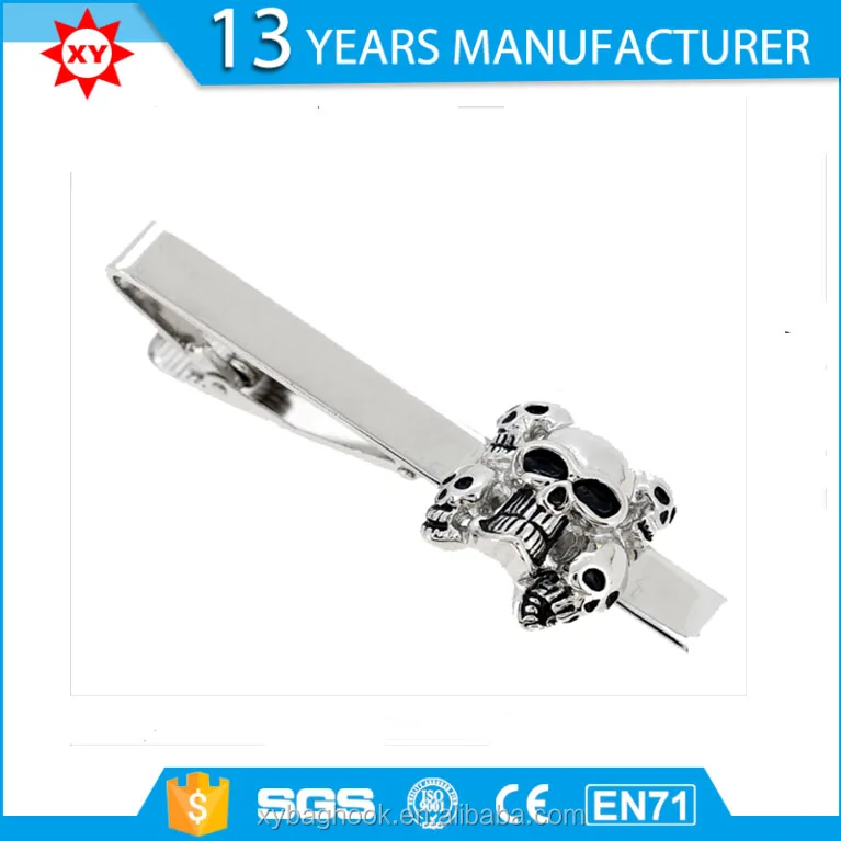 top design black and white men tie clip for cloth