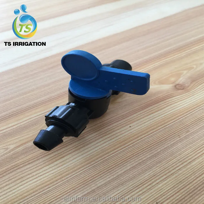 Drip irrigation tape fitting male famale thread coupling for tape