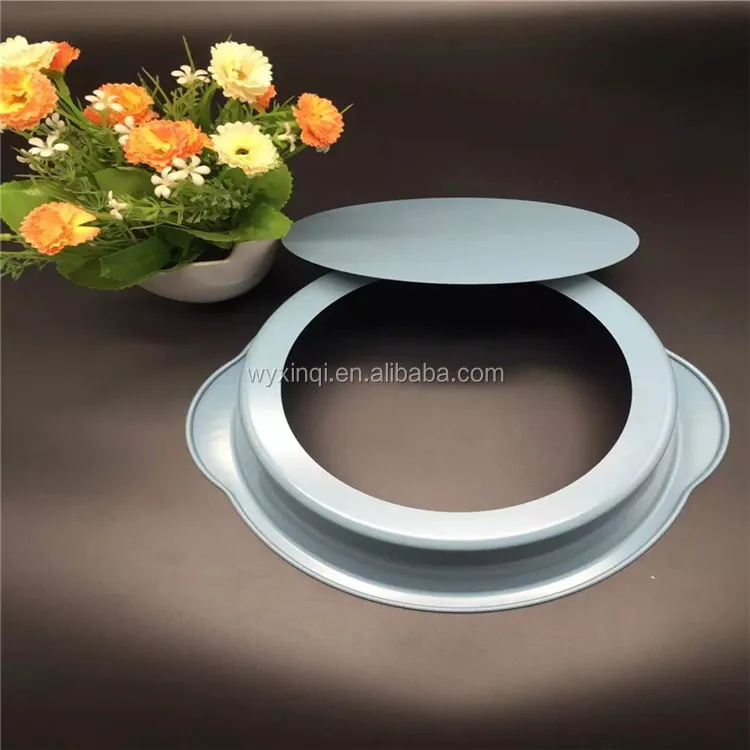 Wholesale Ceramic Coating Round Cheese Cake Pan With Removable Loose Bottom