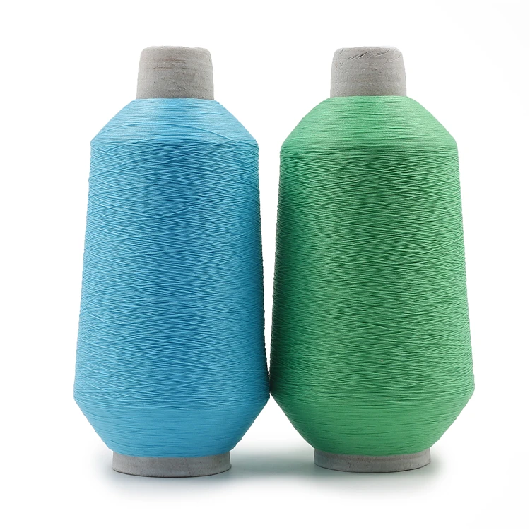 
P140 Carbon Core High Tenacity 100 Ala Nylon 6 Twisted Sheath Yarn 2/70D For Sweater Fdy Angora Rabbit Blended Knitting 70/68/2 