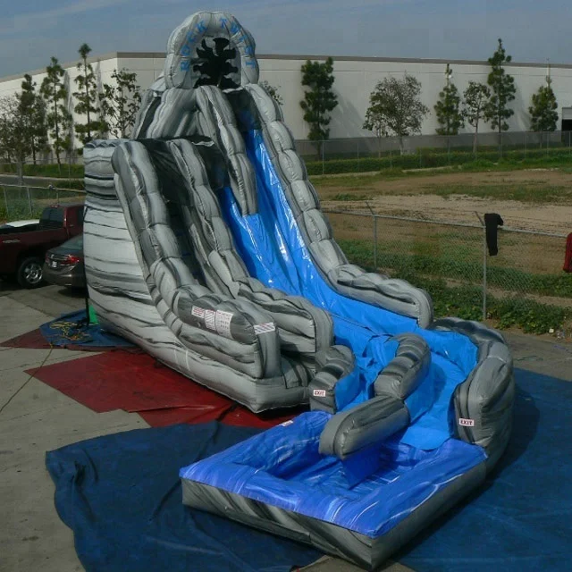 2020 Happy zoo park china juegos adult inflables giant inflatable water slide for sale