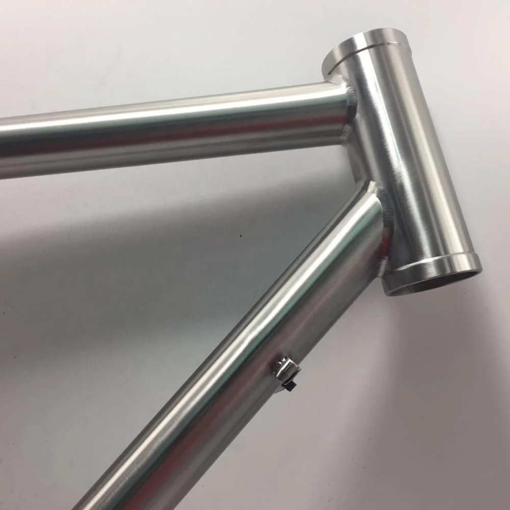 Waltly light weight titanium road bike frame with standard post mount disc brake