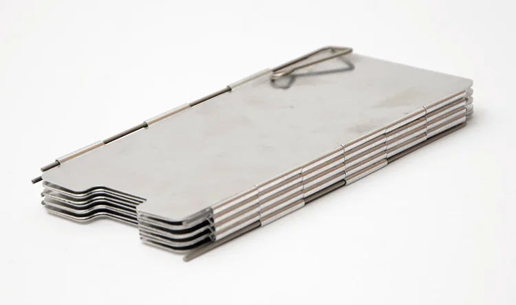 Foldable Aluminium mini 9 step Wind Stopper Camping Stove Windshield Outdoor Picnic Wind Screen