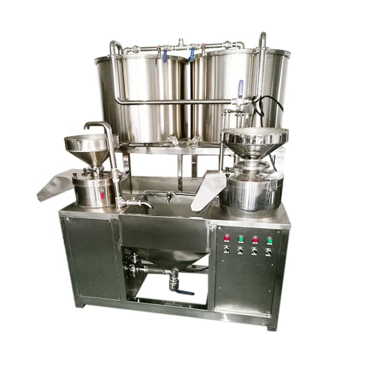 industrial middle scale combined type soy milk maker/soya milk making machine