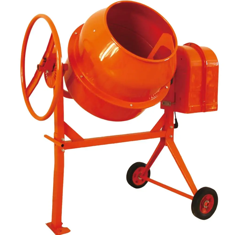 Mini electric portable concrete mixer