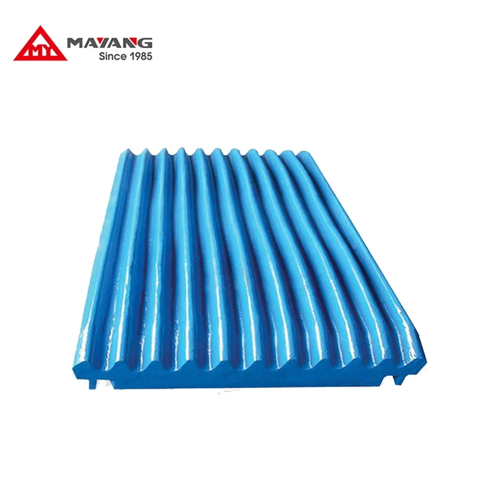 
Ore Mining Construction Machinery Parts High Manganese best quality jaw plate 