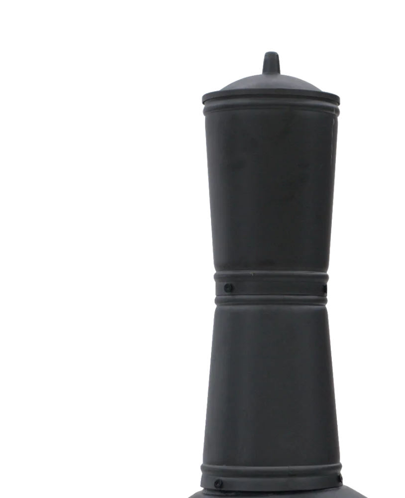 2015 Kingjoy Cast iron chimenea w /steel funnel