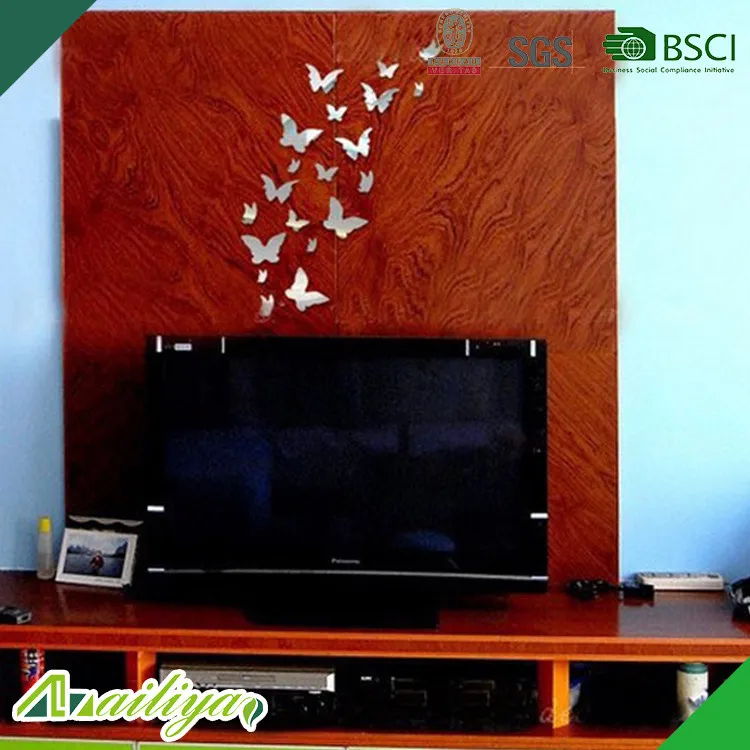 Можно настроить Гостиная ТВ стены животного форма зеркальный стикер