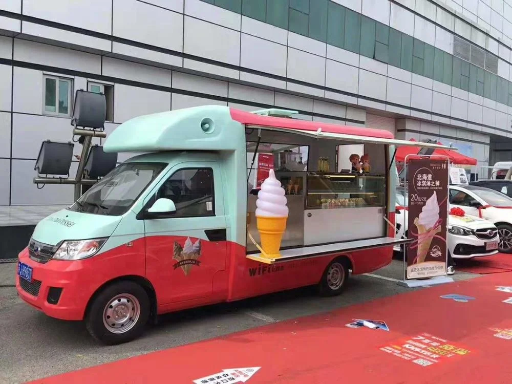New arrival mobile gasoline food truck