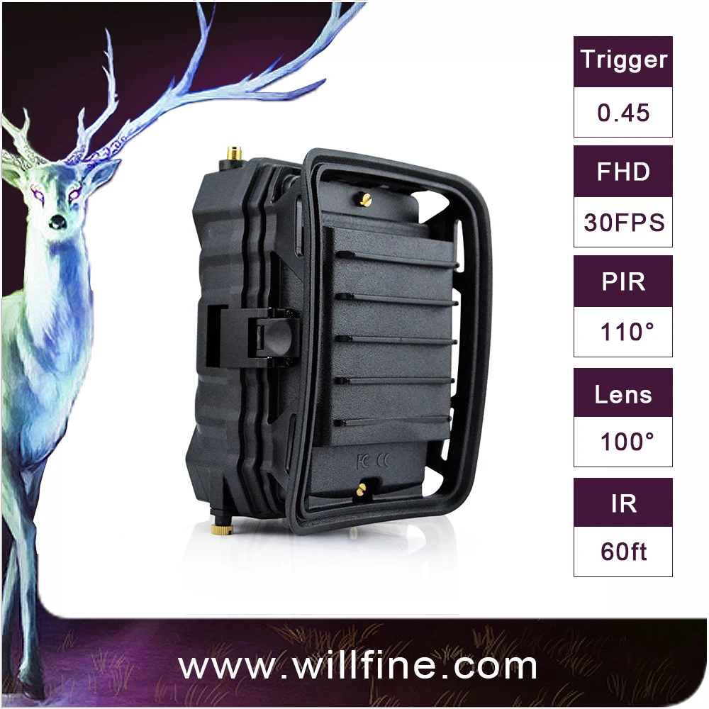 3G 1080P digital hunting camera wild trail sports digital video camera