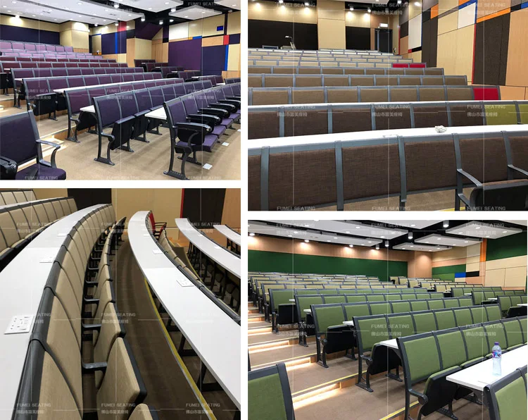 School Furniture University Classroom Desk Chair Fixed School Furniture Classroom University Furniture