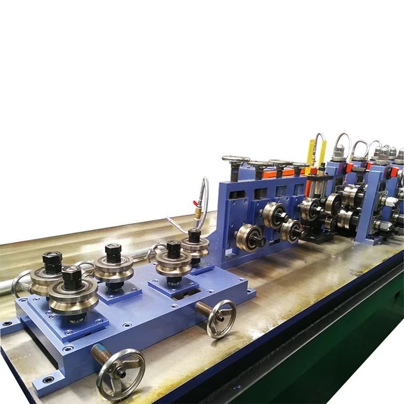 ERW High Frequency Automatic Steel Square Tube Mill Round Rectangle Pipe Making Machine
