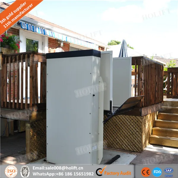 
Mini home elevator vertical wheelchair lift platform climbing lift 