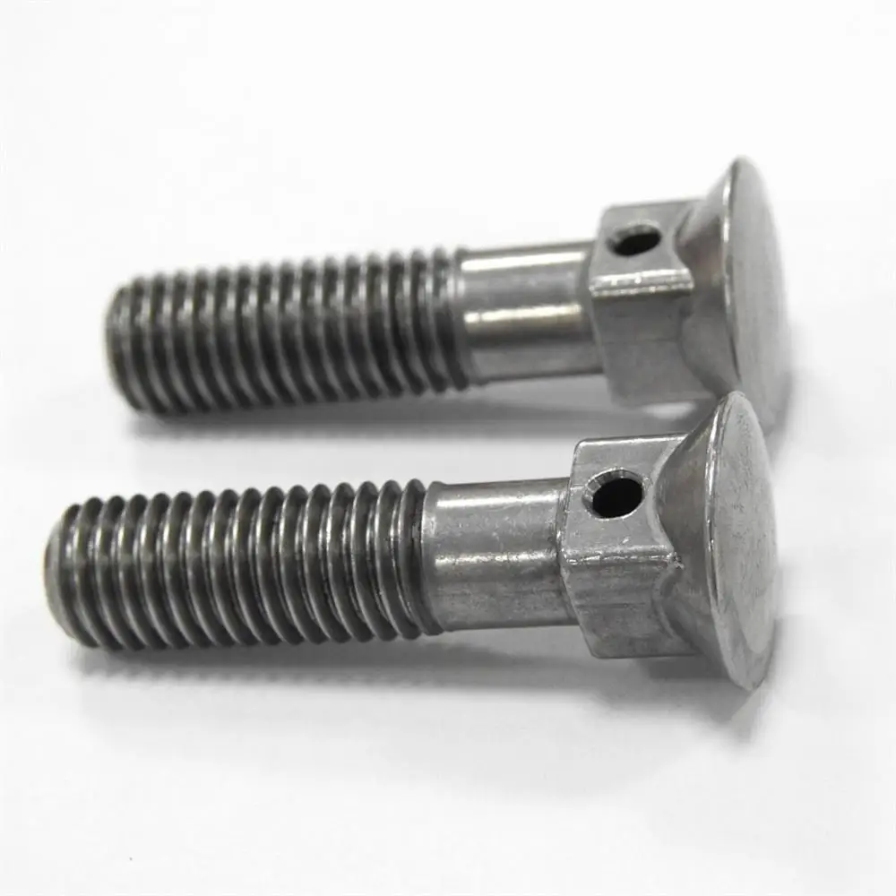 High Quality DIN 603 Hex Bolt Carbon Steel Drilling Carriage Square Neck Bolts Cold Forged Special Fasteners
