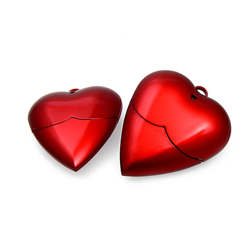 Рекламный подарок, пластиковый дешевый usb флеш-накопитель в форме сердца 8 Гб 64 ГБ