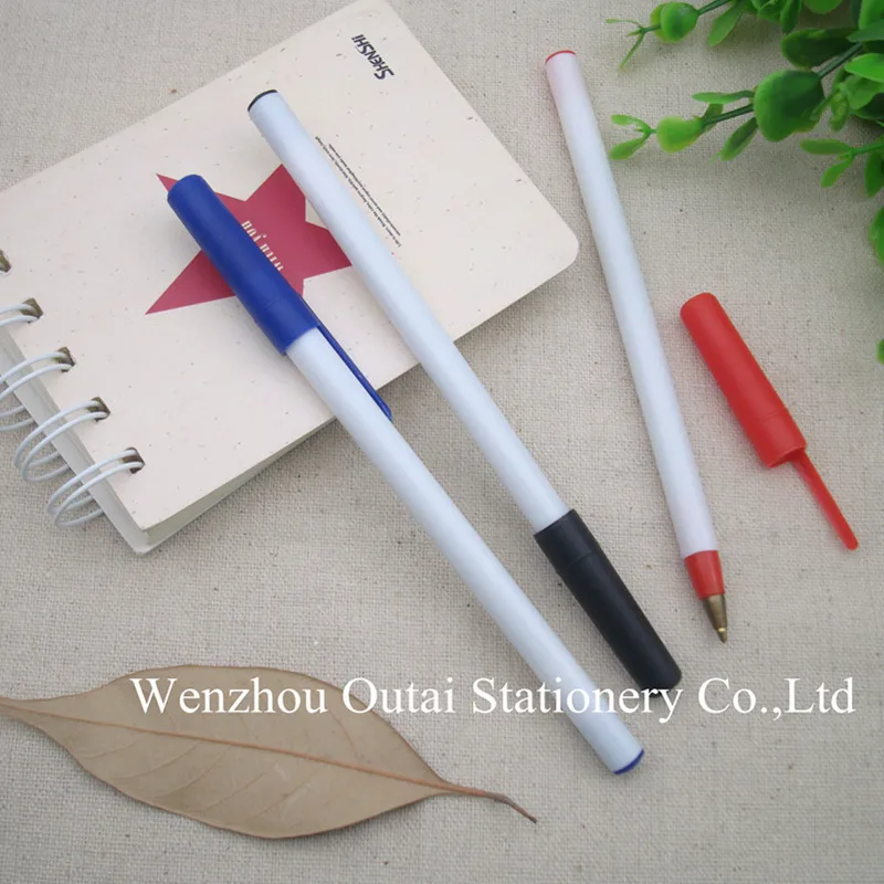 
OUTAE Cheap Simple Plastic Stick Ball Pen Promotional ballpoint Pen OT-928 