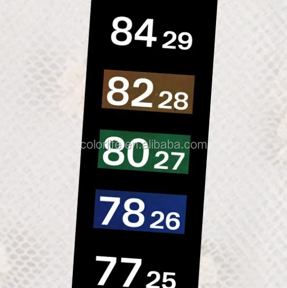 Digital lcd thermometer plastic strip thermometer temperature strips