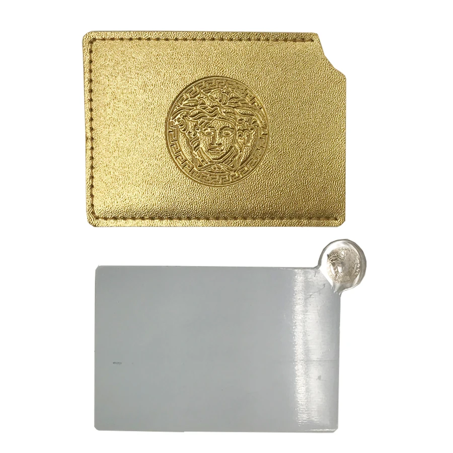 Fashion Metal Mini Pocket Cosmetic Stainless Steel Unbreakable Colorful Vogue Originality Mirror