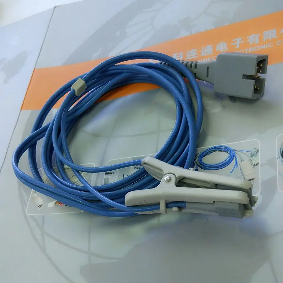 Nellcor совместимый взрослый зажим для ушей многоразовый датчик spo2-DS-100A