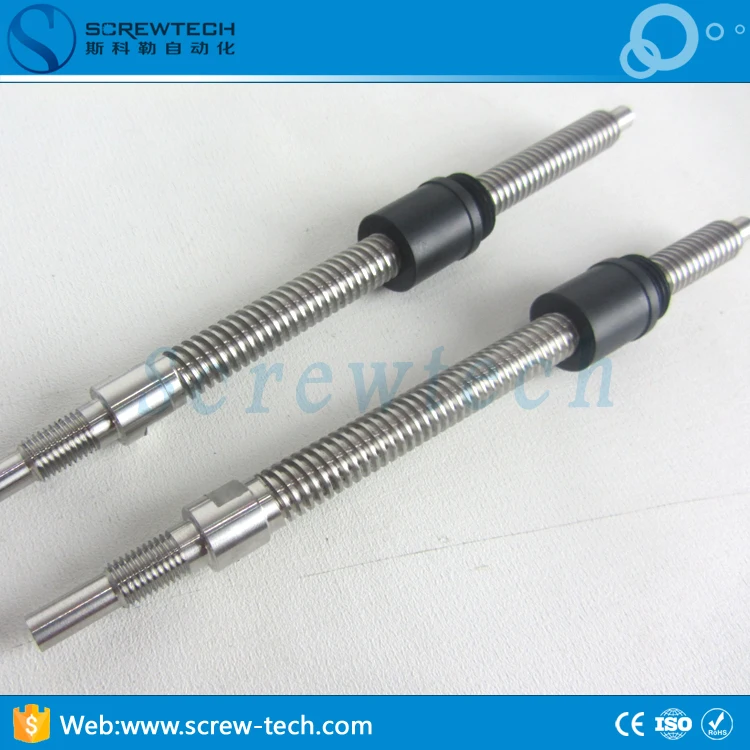 High Precision Trapezoidal Lead Screw Tr10x4 ,Stepper Motor Lead Screw With Trapezoidal Thread