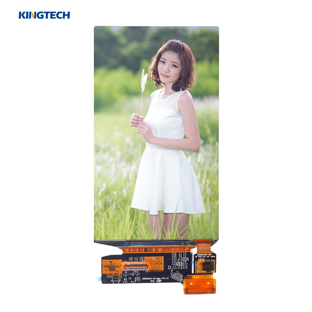 custom shape 5.5' amoled touch mipi thin high resolution oled display