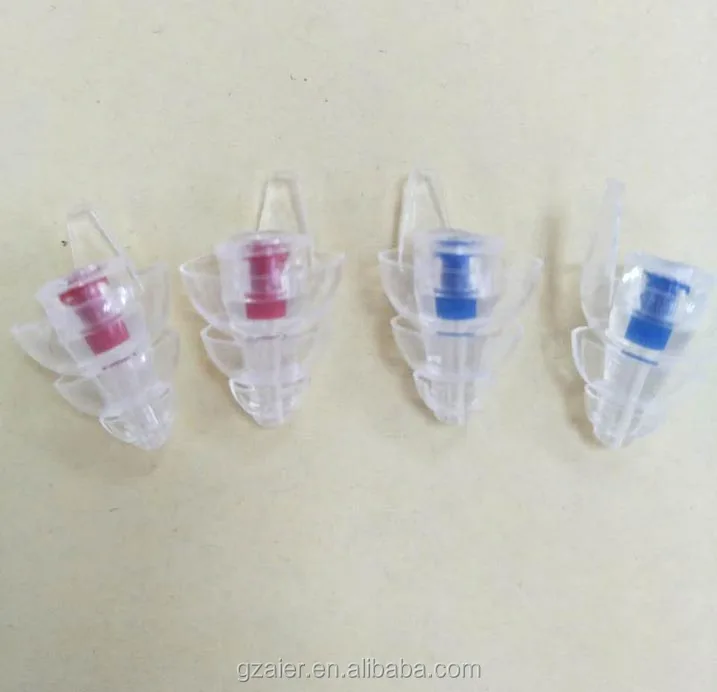 Noise reduction silicone earplugs with filter/hearing protection durable silicon earplugs for shooting
