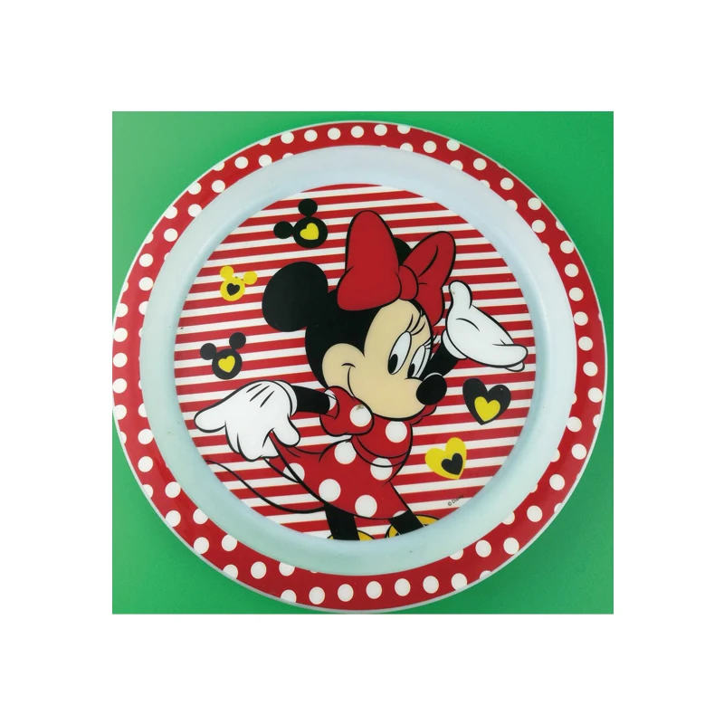 
Food Grade PP IML Plastic round plate for supermarket 