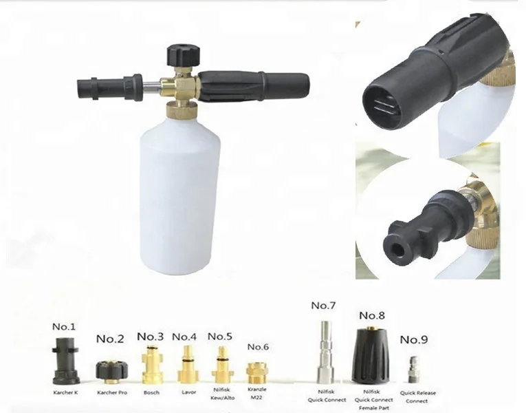 foam gun high pressure pump car washer